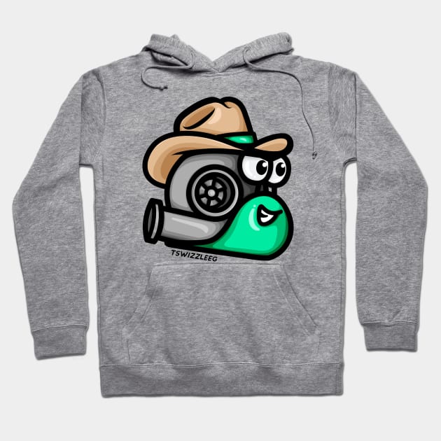 Turbo Snail - Cowboy (Mint) Hoodie by hoddynoddy